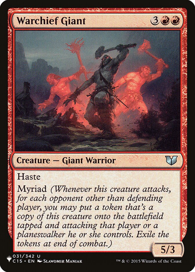 Warchief Giant (The List) Near Mint