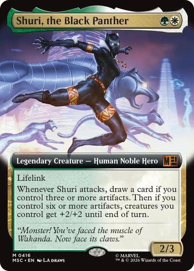 Shuri the Black Panther Extended Art|1|0|0.00