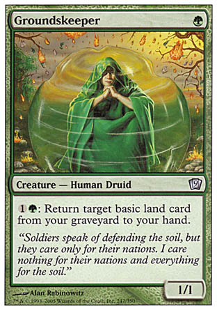 Groundskeeper (9th Edition) Medium Play
