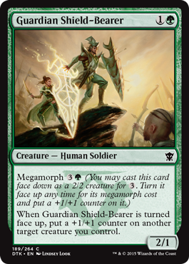 Guardian Shield-Bearer (Dragons of Tarkir) Light Play Foil