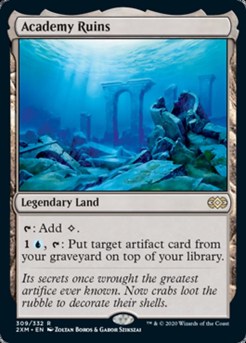 Academy Ruins (Double Masters) Medium Play Foil