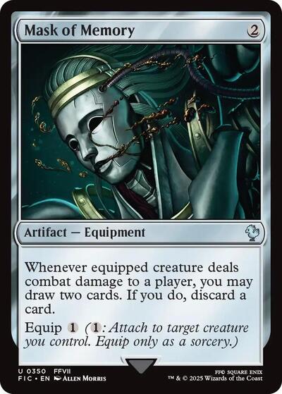 Mask of Memory (Surge Foil) (Commander: FINAL FANTASY) Near Mint Foil