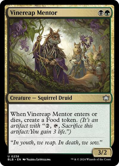 Vinereap Mentor (Bloomburrow) Medium Play Foil