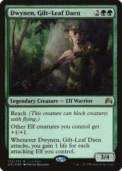 Dwynen, Gilt-Leaf Daen (Promos: Unique and Miscellaneous) Near Mint Foil