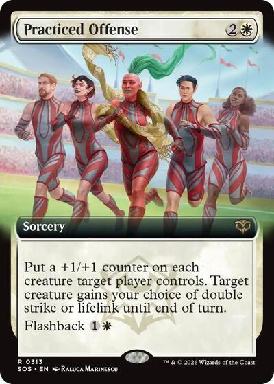 Practiced Offense (Extended Art) (Secrets of Strixhaven) Near Mint Foil