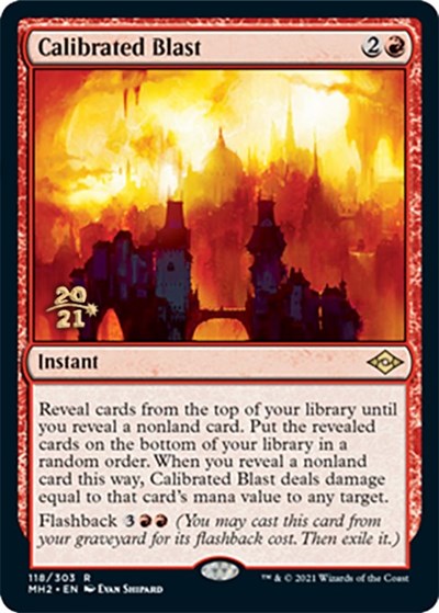 Calibrated Blast (Promos: Prerelease Cards) Near Mint Foil