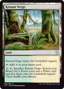 Krosan Verge (Commander 2017) Light Play