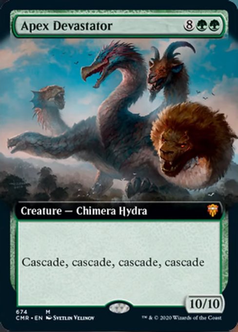 Apex Devastator (Extended Art) (Commander Legends) Light Play