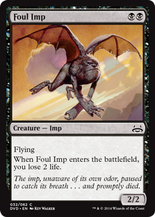 Foul Imp (Duel Decks Anthology: Divine vs Demonic) Light Play