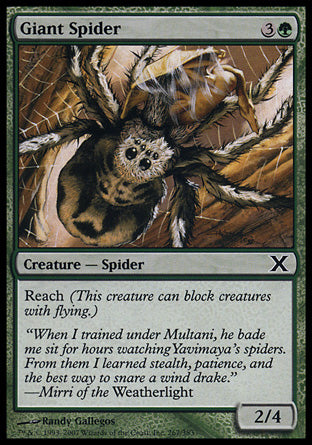 Giant Spider (10th Edition) Light Play