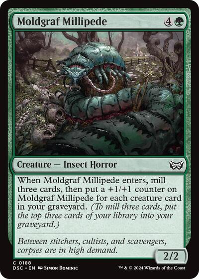 Moldgraf Millipede (Commander: Duskmourn: House of Horror) Near Mint