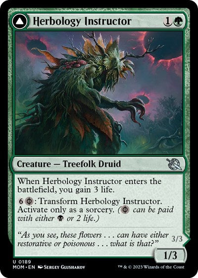 Herbology Instructor (March of the Machine) Medium Play