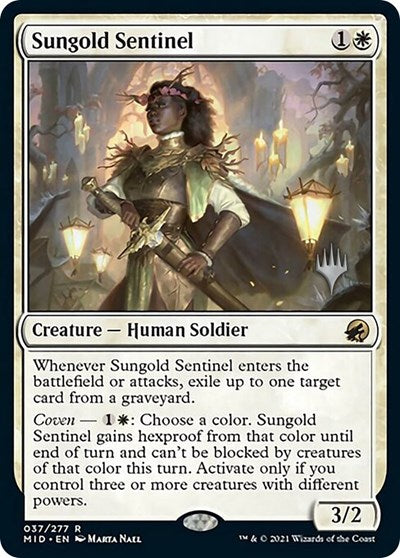 Sungold Sentinel (Promo Pack: Innistrad: Midnight Hunt) Near Mint