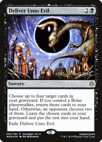 Deliver Unto Evil (Promos: Prerelease Cards) Near Mint Foil
