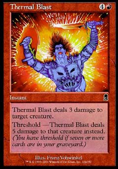 Thermal Blast (Odyssey) Medium Play