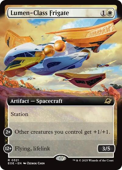 Lumen-Class Frigate (Extended Art) (Edge of Eternities) Near Mint Foil