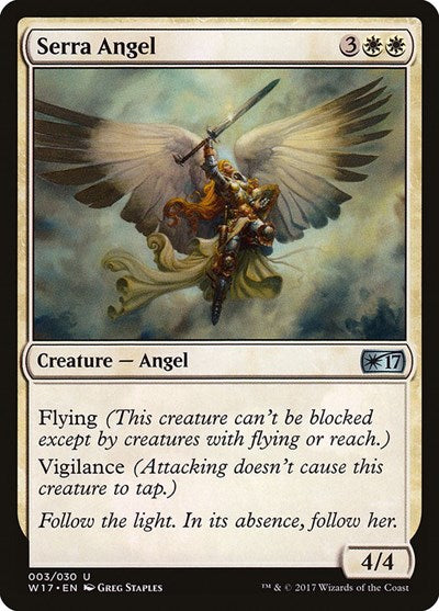 Serra Angel (Welcome Deck 2017) Light Play