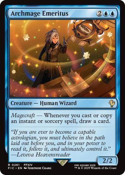 Archmage Emeritus (Surge Foil) (Commander: FINAL FANTASY) Near Mint Foil