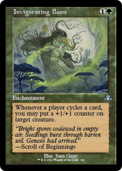 Invigorating Boon (Retro Frame) (Dominaria Remastered) Light Play