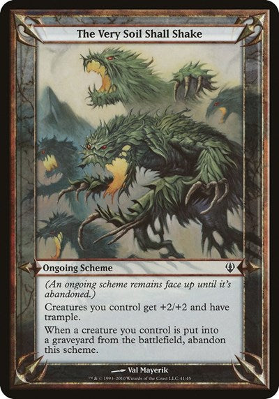 The Very Soil Shall Shake (Archenemy) (Oversize Cards) Near Mint