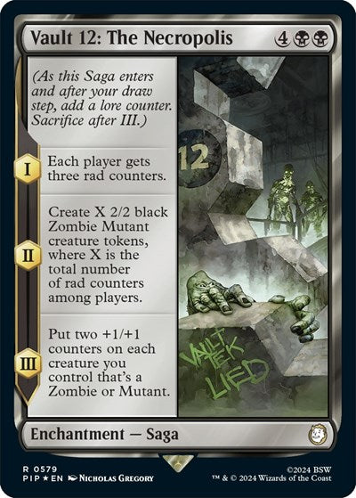Vault 12: The Necropolis (Surge Foil) (Universes Beyond: Fallout) Light Play Foil