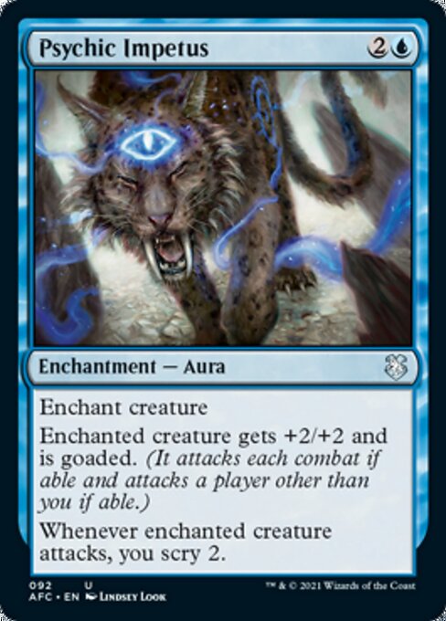 Psychic Impetus (Commander 2021 Forgotten Realms) Light Play