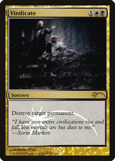 Vindicate (2013) (Promos: Judge) Near Mint Foil