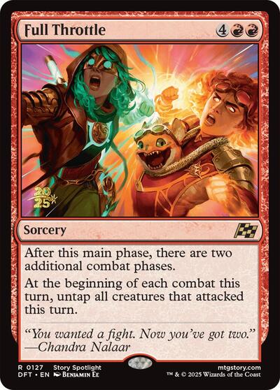 Full Throttle (Promos: Prerelease Cards) Light Play Foil