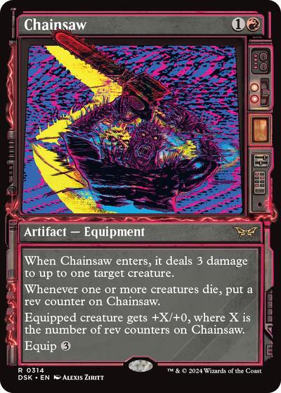 Chainsaw (Showcase) (Duskmourn: House of Horror) Near Mint Foil