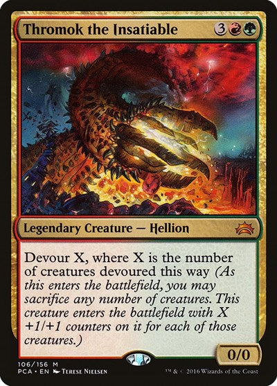 Thromok the Insatiable (Planechase Anthology) Medium Play