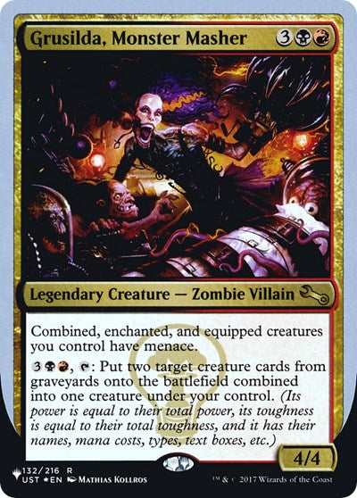 Grusilda, Monster Masher (The List) Near Mint Foil