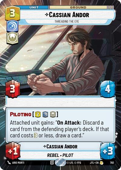 Cassian Andor Threading the Eye (Hyperspace Foil) (Jump to Lightspeed) Near Mint Foil