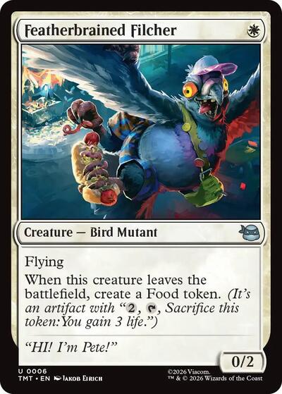 Featherbrained Filcher (Teenage Mutant Ninja Turtles) Medium Play Foil