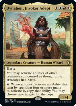 Dynaheir, Invoker Adept (Commander Legends: Battle for Baldur's Gate) Medium Play Foil