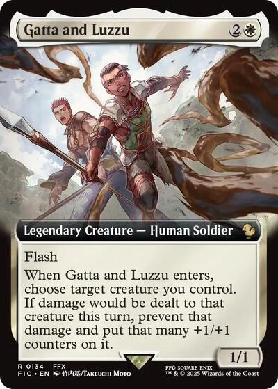 Gatta and Luzzu (Extended Art) (Commander: FINAL FANTASY) Near Mint Foil