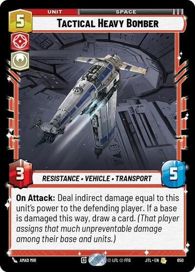 Tactical Heavy Bomber (Foil) (Jump to Lightspeed) Near Mint Foil