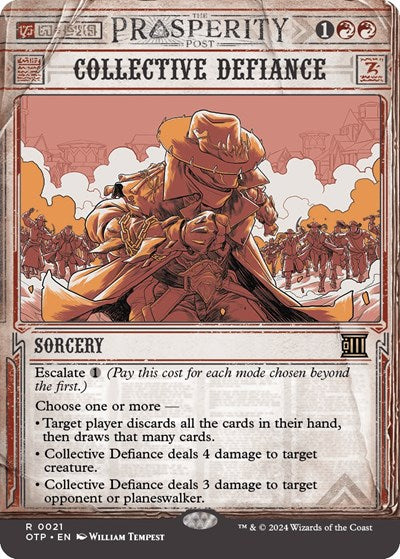 Collective Defiance (Outlaws of Thunder Junction: Breaking News) Light Play