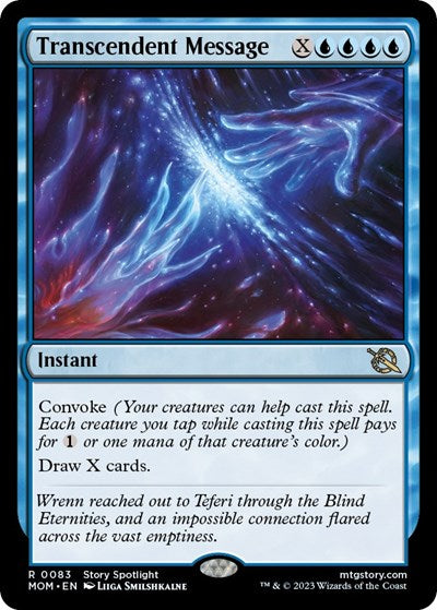 Transcendent Message (March of the Machine) Light Play Foil