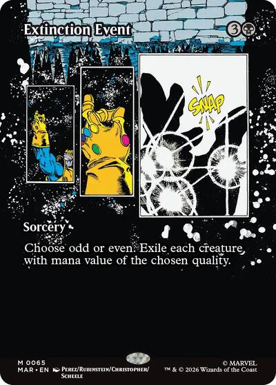Extinction Event (Borderless) (Marvel Eternal-Legal) Near Mint