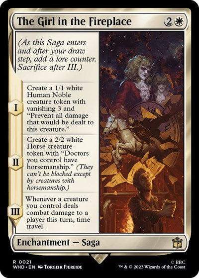 The Girl in the Fireplace (Universes Beyond: Doctor Who) Near Mint Foil