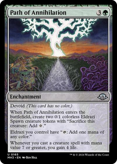 Path of Annihilation (Modern Horizons 3) Near Mint Foil
