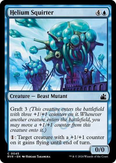 Helium Squirter (Ravnica Remastered) Light Play Foil