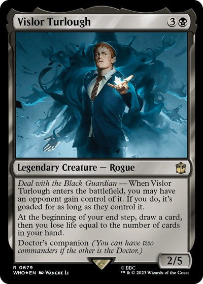 Vislor Turlough (Surge Foil) (Universes Beyond: Doctor Who) Light Play Foil