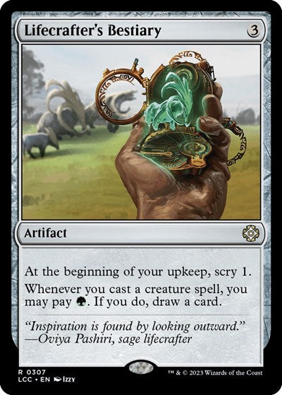 Lifecrafter's Bestiary (Commander: The Lost Caverns of Ixalan) Light Play