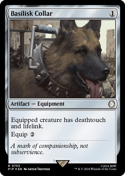 Basilisk Collar (Surge Foil) (Universes Beyond: Fallout) Light Play Foil