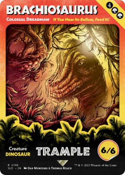 Brachiosaurus - Colossal Dreadmaw (Secret Lair) Near Mint