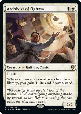 Archivist of Oghma (Commander Legends: Battle for Baldur's Gate) Light Play Foil