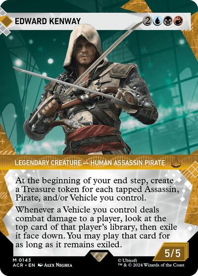Edward Kenway (Showcase) (Universes Beyond: Assassin's Creed) Light Play Foil