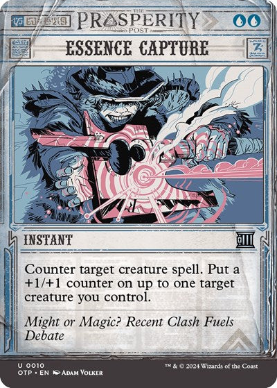 Essence Capture (Outlaws of Thunder Junction: Breaking News) Light Play Foil