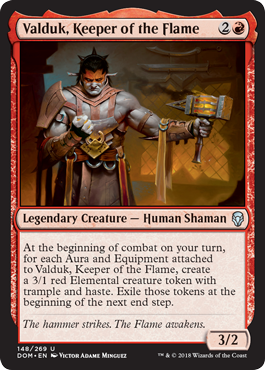 Valduk, Keeper of the Flame (Dominaria) Light Play